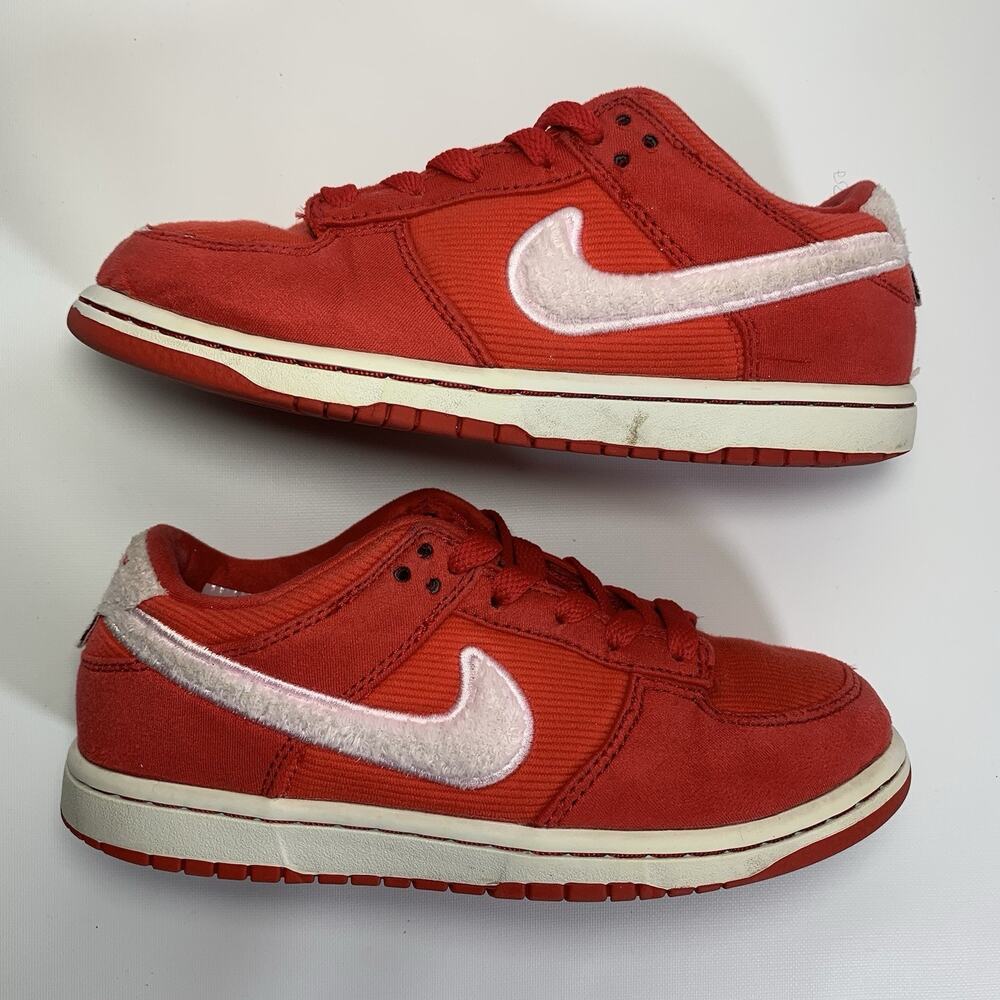Nike Dunk Low Valentines Day Red Pink FZ3549-612 Youth Size 2Y